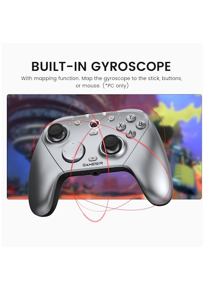 Gamesir G7 Pro 3 Mod Kablolu Hall Effect Analog Controller Xbox Series X S, Xbox One, Android Ve Windows Silver