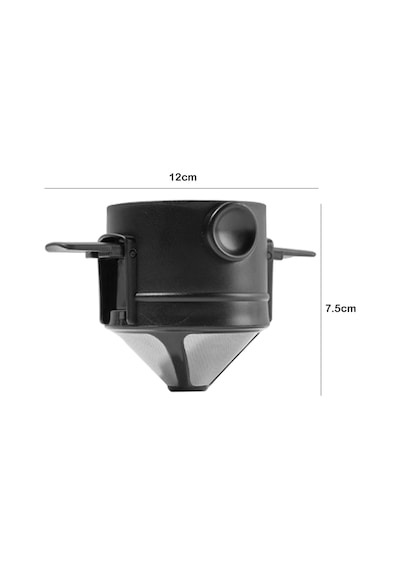 Potu Pour Over Katlanır Kamp Filtre Kahve Demleme Potu Çok Renkli