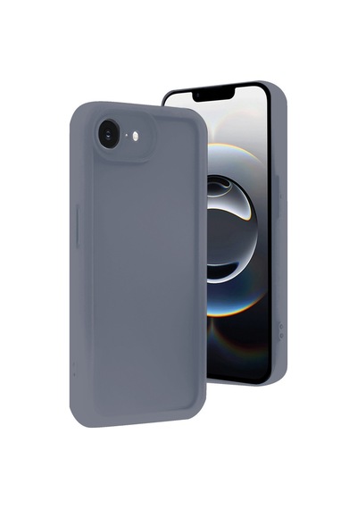 Apple iPhone Uyumlu 16e Kılıf Viera Silikon - Gri Bz8683140856427