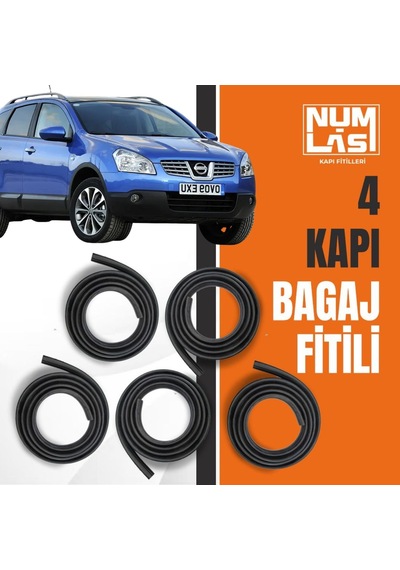 Nissan Qashqai 2007-2013 4 Kapı + Bagaj Fitili-a Kalite-numlas-nm5369