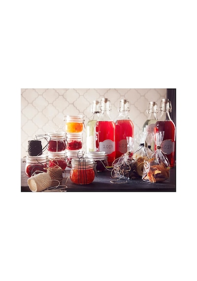 Ikea Korken Gıda Kavanozu 500 Ml 10,5 X 11 Cm Şeffaf
