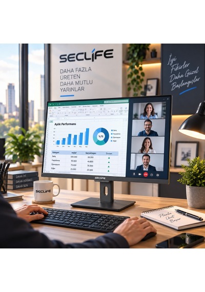 Seclife Hba-p6445bk I5-12400 16gb 500gb Ssd 23.8" Dos Siyah Aıo
