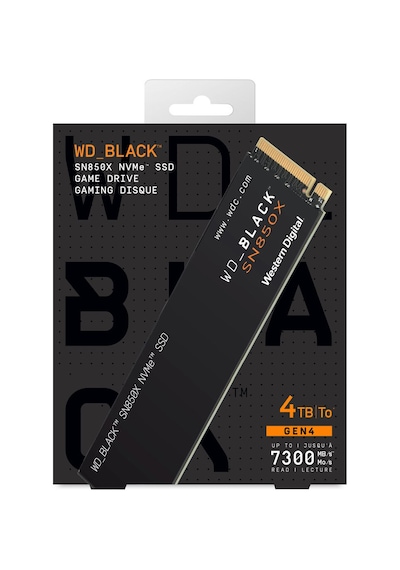 Wd Black Sn850x WDBB9G0040BNC-WRSN 4 TB 7300mb/s-6600mb/s Gaming Internal Nvme Pcıe SSD