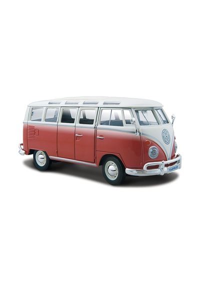 Maisto 1/25 Volkswagen Van Samba Model Araba Kırmızı