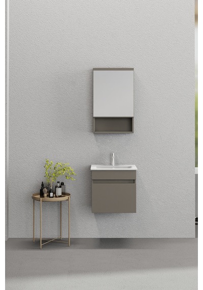 Biani Dalyan 50 Cm Banyo Dolabı Renk Latte