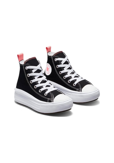 Converse Chuck Taylor All Star Move Color Pop Platform Çocuk Günlük Ayakkabı 371527c Siyah-siyah Siyah