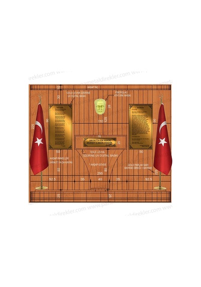 Atatürk Köşesi Seti Poz Model 01