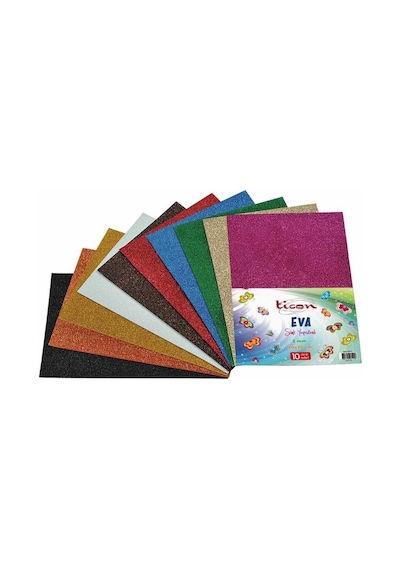 Ticon Eva Simli Yapışkanlı 2 Mm 20X30 Cm 10 Adet 10 Renk