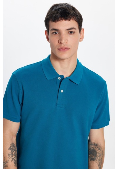 Tudors Erkek Slim Fit Dar Kesim %100 Pamuk Mavi Polo Yaka Tişört-32761 Mavi Tudors Erkek Slim Fit Dar Kesim %100 Pamuk Mavi Polo Yaka Tişört-32761 Mavi