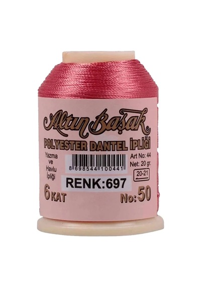Ers 3 Adet Altınbaşak Oya Ve Dantel İpi 20 Gr - Royaleks - No: 697 - 035 - 015
