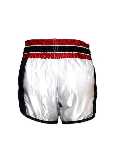 Dragondo Mt3075 Retro Neo Muaythai Şortu Beyaz Muay Thai Şort Beyaz