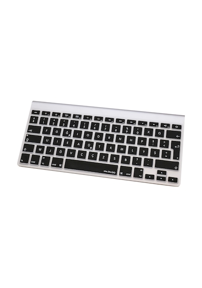 Klavye Koruyucu Magic Keyboard-1 A1314 A1242 İle Uyumlu F-türkçe Daktilotip Baskı Siyah