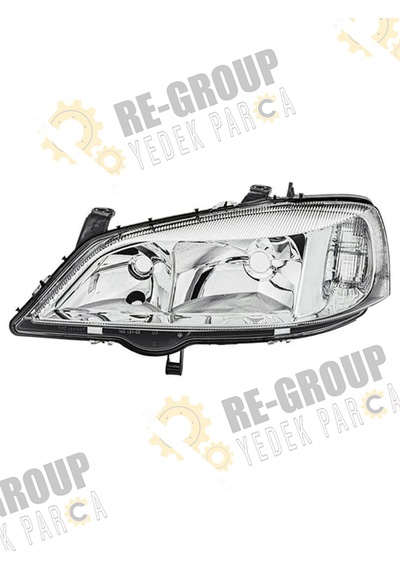 Opel Astra G Ön Far Camı 1998-2004 -sol- 1216157c