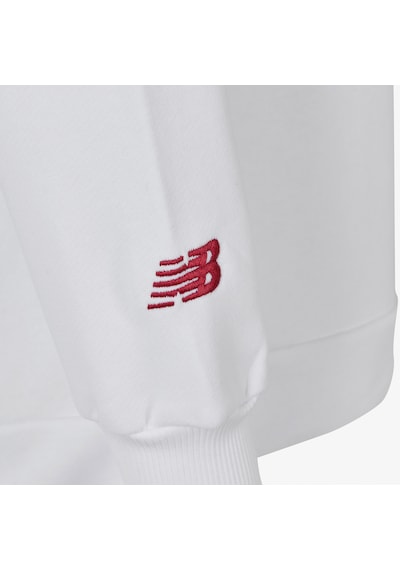 New Balance Wnc1609 Lifestyle Kadın Beyaz Sweatshirt Wnc1609-wt