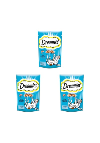 Kedi Ödül Maması, Somonlu, 60 G 3 Paketi
