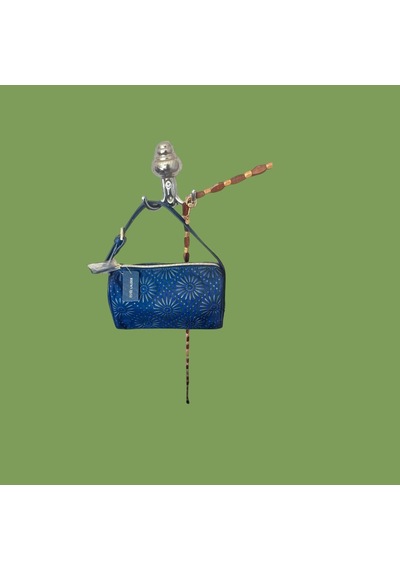 Esteelauder Kurplu Şık Yumuşak El Makyaj Çantası Genişlik-18-derinlik-13- Vintage