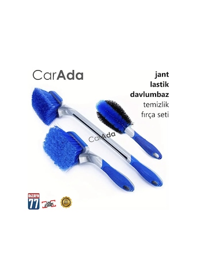 Jant, Lastik, Davlumbaz Temizlik Fırça Seti