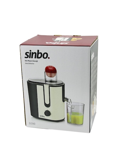 Sinbo Katı Meyve Sıkacağı - Bej Renk - Elektrikli - 450 Ml Meyve Suyu Hazneli