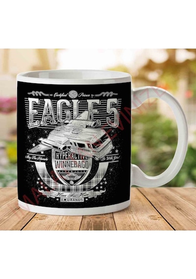 1-1372 Eagle 5 Hyperactive Winnebago Spaceballs İki Tarafı Baskılı Kupa Bardak.jpg