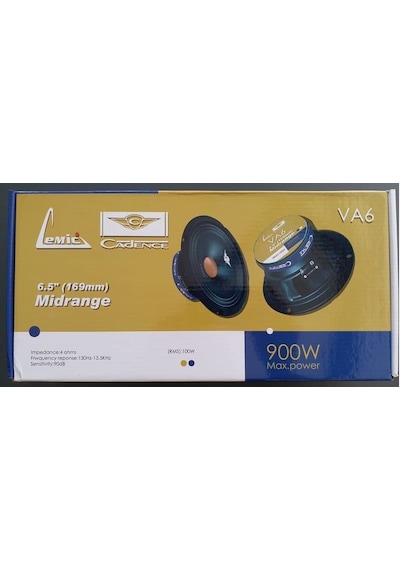 Cadence Va6 16Cm Midrange 900 Watt 100 Rms Amfiye Bağlanabilir N11.195