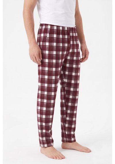 İki Yıldız Erkek Tek Penye Pijama Alt Bgl-st05658 Bordo