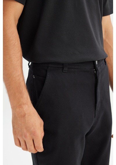 Lee Regular Fit Normal Kesim Normal Bel Pamuklu Erkek Chino Pantolon Lm0400001001 Siyah