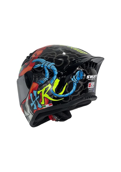 Kask Sway Sw 869 Hero Full Face Çok Renkli