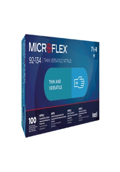 Ansell Microflex 92-134 Tek Kullanımlık Nitril Eldiven 1 Pk/100 Ad