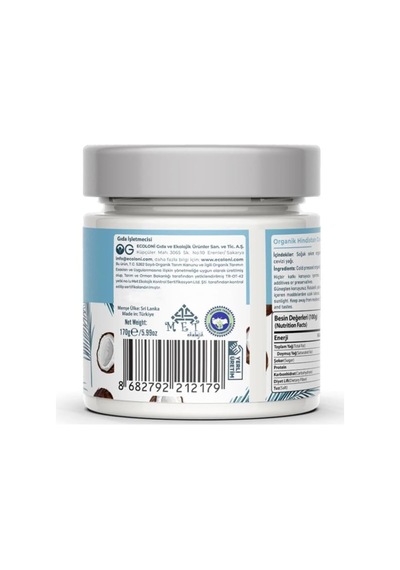 Lexroo Og Organik Hindistan Cevizi Yağı 170 Gr