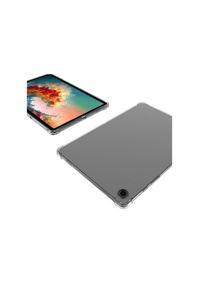Galaxy Tab A9 Plus Kılıf Uyumlu Zore Tablet Nitro Anti Shock Silikon Kapak-renksiz Tablet Kılıfı