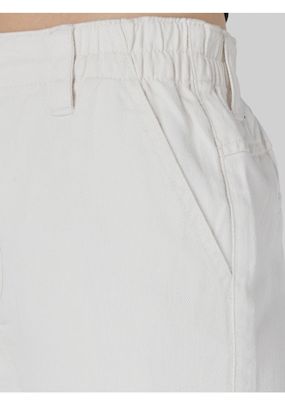 Colin's Colins Normal Kesim Yüksek Bel Geniş Paça Beyaz Kadın Pantolon Cl1065013 Beyaz