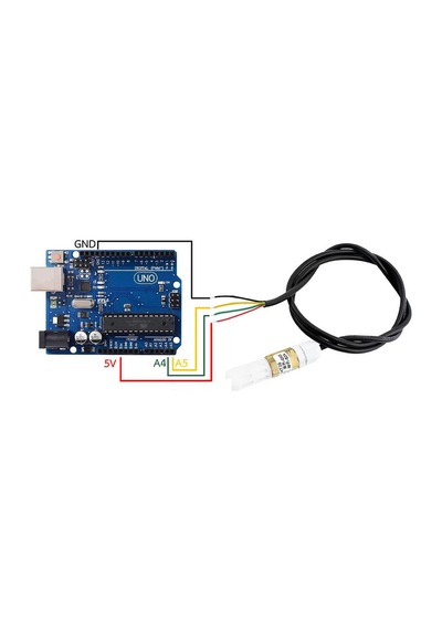 90cm Kablolu Su Geçirmez Sht30 I2c Sıcaklık Ve Nem Sensörü -40c / 125c Dijital Klima Termostat