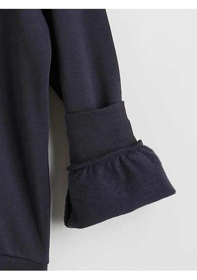 LC Waikiki Lcw Kids Lacivert Bisiklet Yaka Baskılı Kız Çocuk Kalın Sweatshirt Dark Navy LC Waikiki Lcw Kids Lacivert Bisiklet Yaka Baskılı Kız Çocuk Kalın Sweatshirt Dark Navy