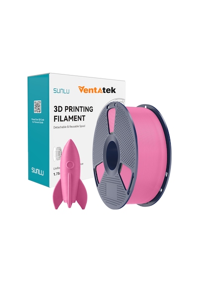 Sunlu Pembe High Speed Pla Filament - 1.75mm - 1 Kg Pembe