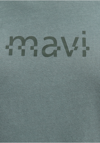 Mavi - Mavi Baskılı Yeşil Tişört 0612933-71917 Yeşil