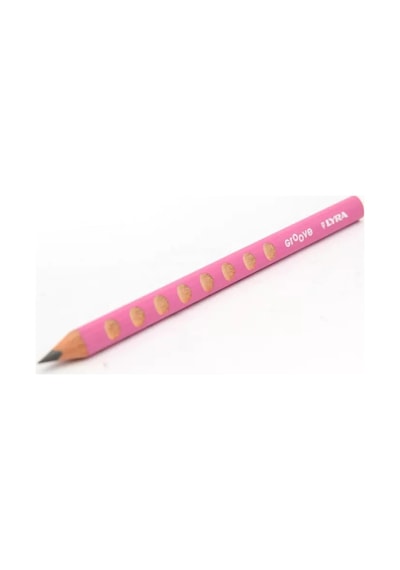Lyra Groove Jumbo Başlangıç Kurşun Kalem Neon Pembe Çok Renkli