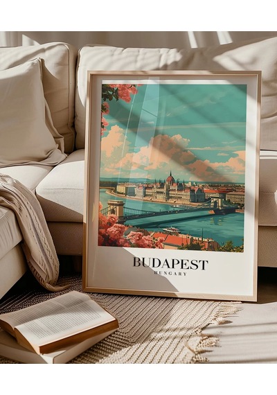 Çerçevesiz Poster Tuna Nehri'nin Tacı
