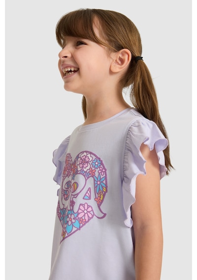 U.s. Polo Assn. Kız Çocuk Lila Tişört 50325657-vr034