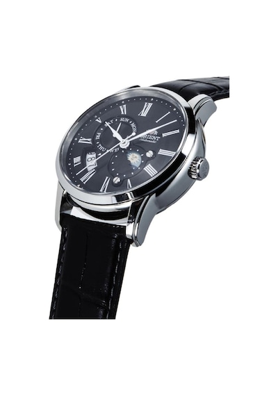 Orient Ra-ak0010b30b Open Heart Sun And Moon Koleksiyonu Otomatik Erkek Kol Saati Metalik Gri