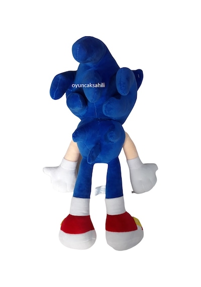 Sonıc Peluş 45Cm Büyük Boy Oyuncak Sonic Yurtdışı Kadife Sonik