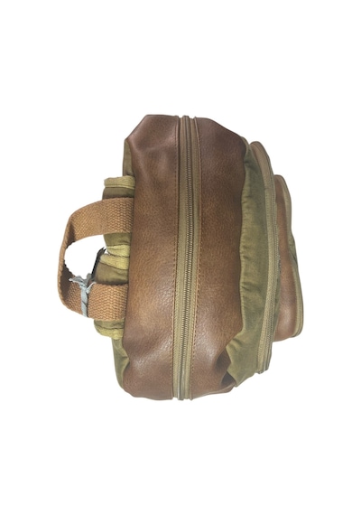 Old Cotton Cargo Kaliteli Siyah Vintage Salaş Baskılı Disayn Günlük Gezi Okul Sırt Çantası Revilla Bag 28x38cm Hardal Sarı