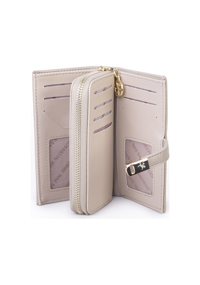 Nas Bag Kadın Orta Boy Kartlık Kağıt Para Ve Bozuk Para Tasarımına Sahip Kum Victoria 16x9 Cm Kum Rengi