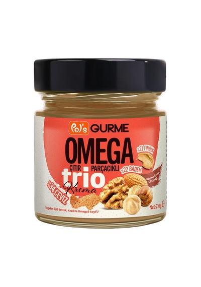 Pol's Gurme Omega Trio Çıtır Parçacıklı Krema 210 Gr