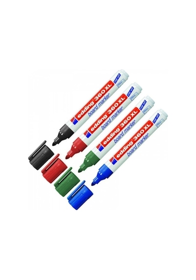 Edding 360 Xl Beyaz Tahta Kalemi 4 Lü Set