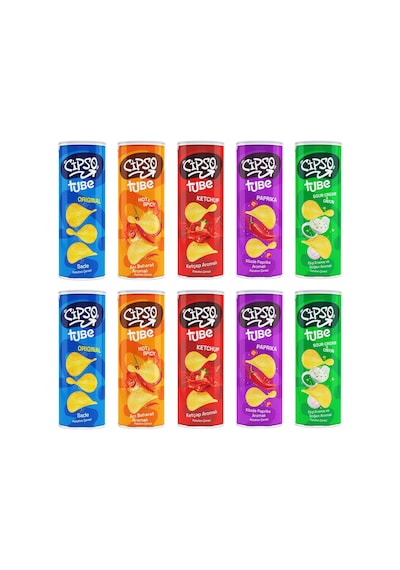 Cipso Tube 160 Gr 5 Çeşit 10 Lu Karma Paket