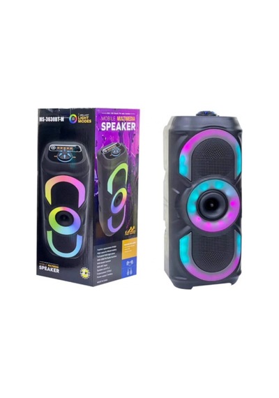 Pl-4525 Bluetooth Rgb Işıklı Speaker 4x2 Sd & Usb Girişli Güçlü Ses Sistemi
