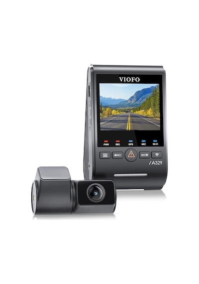 Viofo A329s 2 Kameralı Ön+arka 4k 60fps+2k Wi-fi 6 Hdr Sony Starvıs 2 Sensör Gps'li Ssd Destekli Araç Kamerası