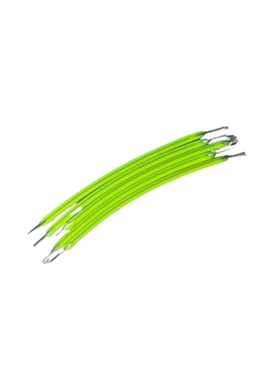 3v 60mm Led Yeşil Esnek Filament Retro Tungsten Led 5 Adet
