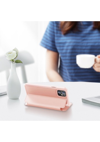 Dux Ducis Apple Uyumlu iPhone 12 Mini Kilif Mikantisli Kapakli Flip Cover Kil 400391160