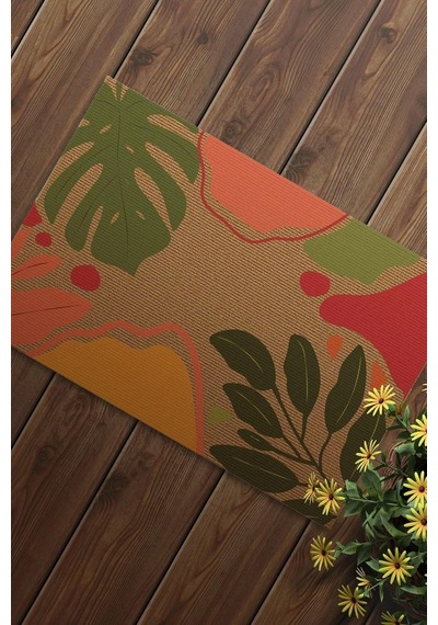 Decovetro Kapı Önü Halı Paspas Yaprak Desenli 40 X 60 Cm Genel
